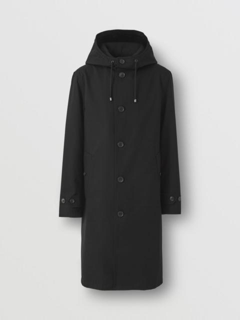 Burberry Cotton Gabardine Hooded Car Coat