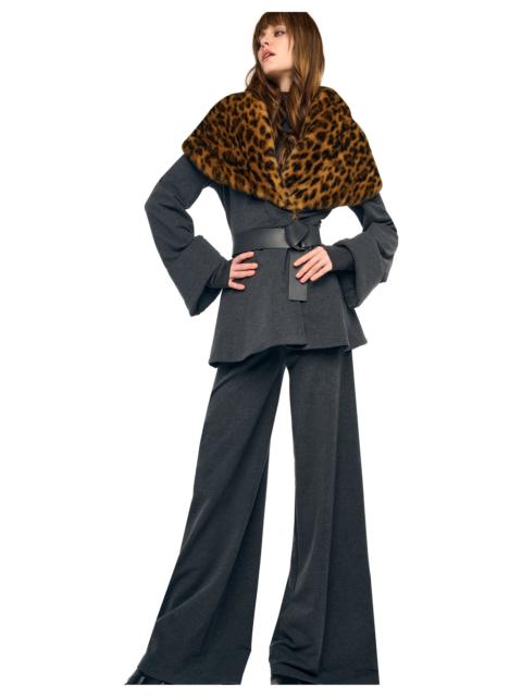 NORMA KAMALI EXTRA WIDE LEG JEAN