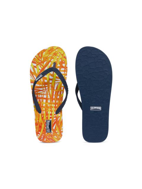 Vilebrequin Women Beach Flip Flops Palm Leaves