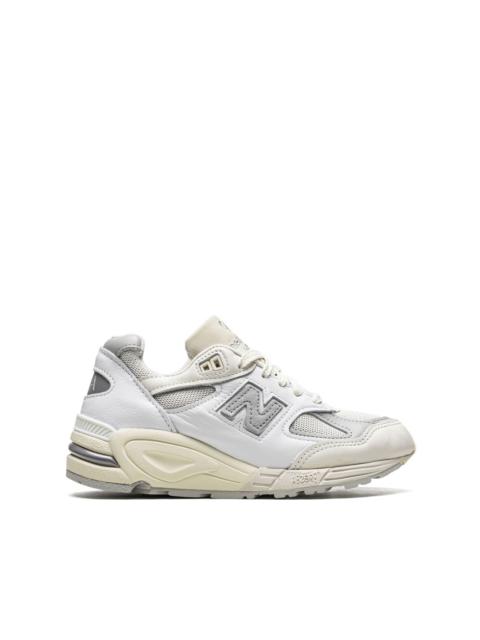 New Balance x 테디 산리스 990 V2 “미국에서 만든 - 바다 소금” 스니커