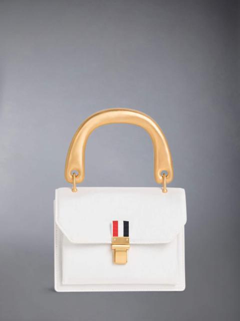 Thom Browne Taffeta Metal Handle Mini School Bag