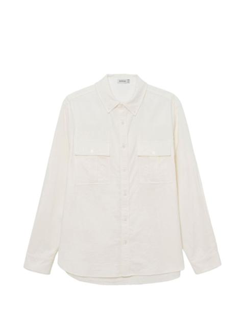 SIMKHAI Parkes double-gauze button-up shirt