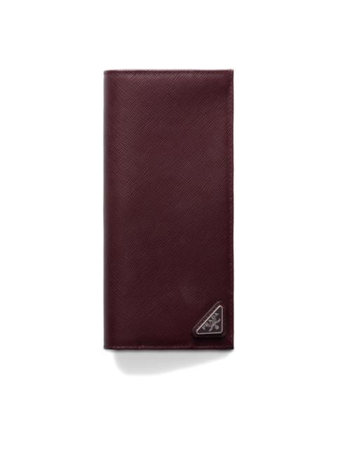 Prada logo leather wallet