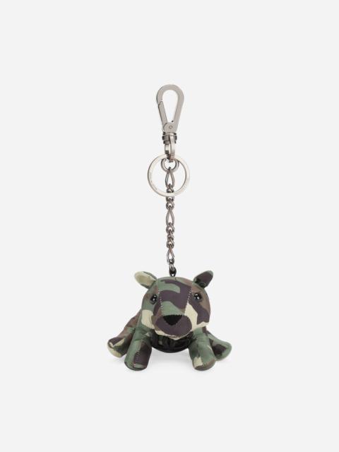 Dolce & Gabbana Camouflage nylon keychain