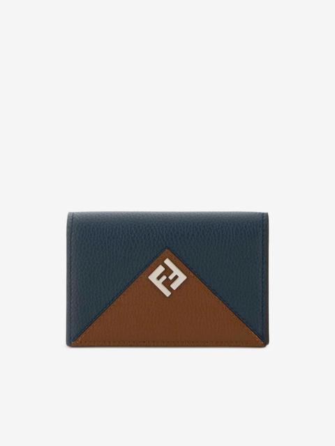 FENDI Lui FF logo leather card holder