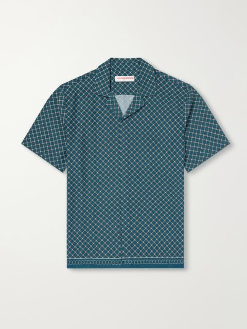 ORLEBAR BROWN Maitan Camp-Collar Printed Lyocell-Poplin Shirt