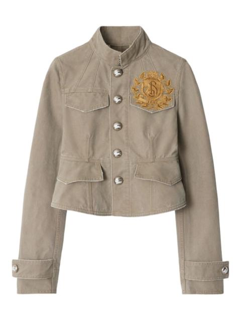 Burberry B Crest cotton jacket