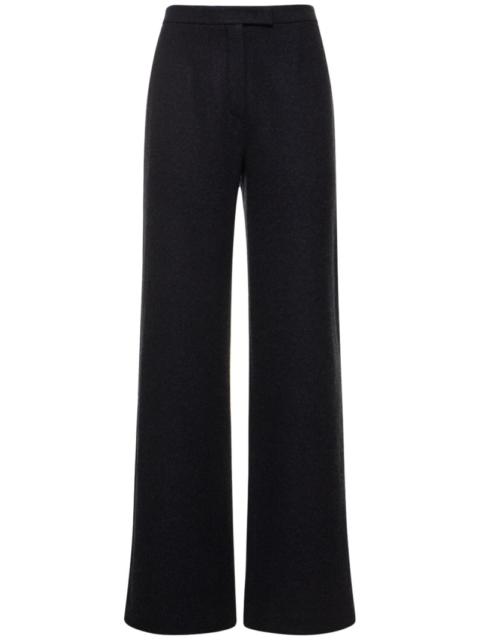 Loro Piana Robin high rise cashmere straight pants