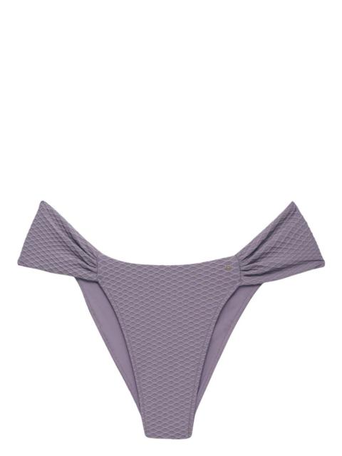 ANINE BING Naya honeycomb-effect bikini bottoms