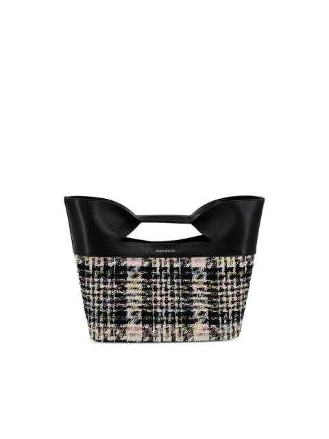 Alexander McQueen small The Bow tweed tote bag