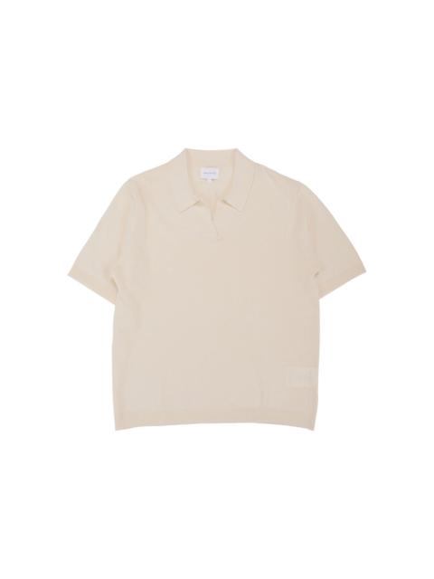 NORSE PROJECTS Anholt Cotton Paper Polo Natural Ecru