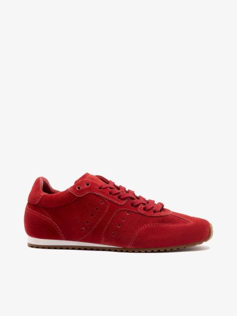 Larroudé Stella Sneaker Carmine Suede