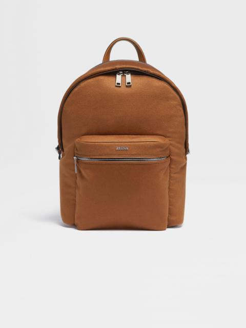 ZEGNA FOLIAGE CASHMERE HOODIE BACKPACK