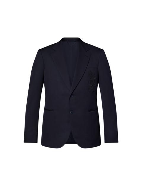 Louis Vuitton Embroidered Signature Wool Pont Neuf Jacket