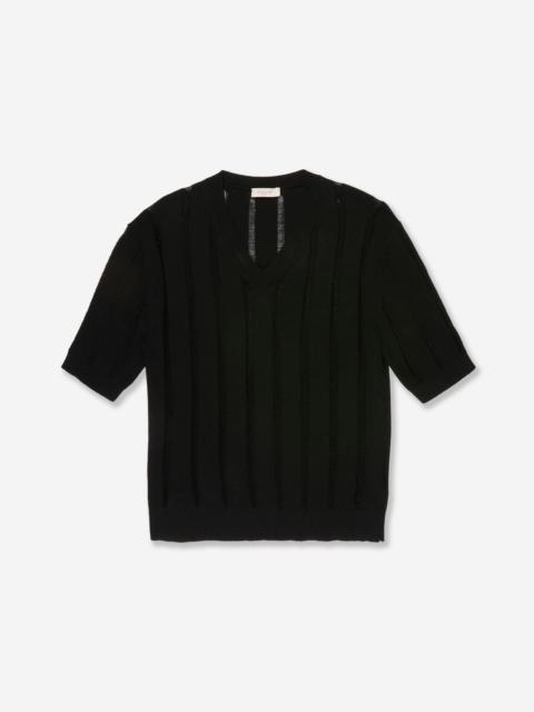 SLOWEAR Slim fit cotton crêpe sweater