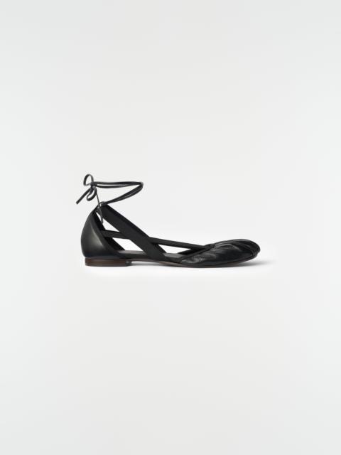 Lemaire FLAT PEDILLE BALLERINAS IN GOAT LEATHER