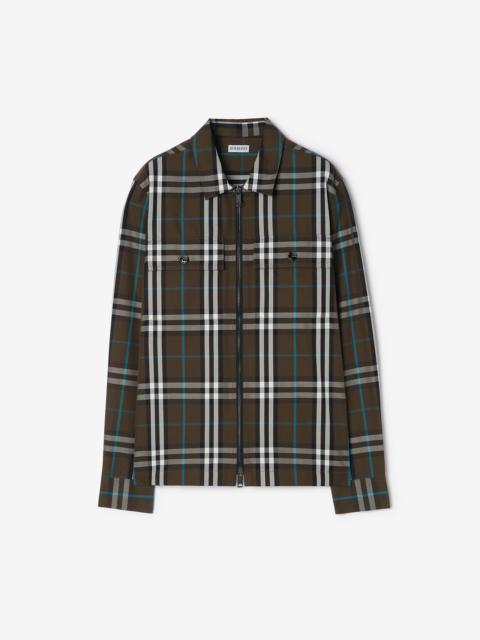 Burberry Check Cotton Overshirt