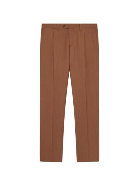 LARDINI single-pleat wool trousers