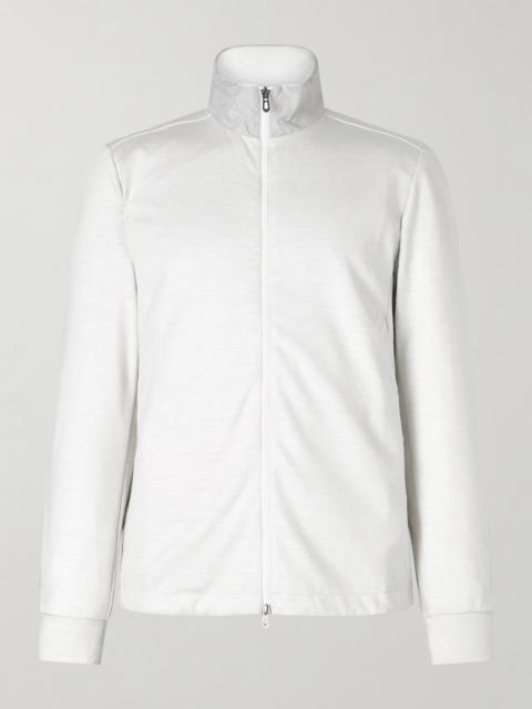 SEASE Explorer Ripstop-Trimmed Virgin Wool-Blend Sweater