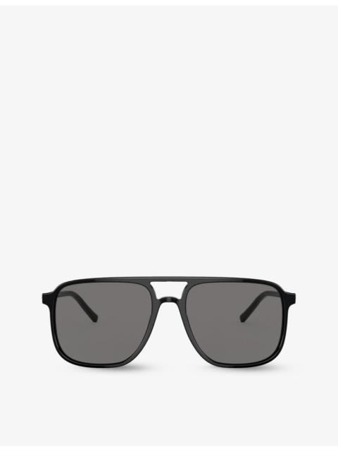 Dolce & Gabbana DG4403 pilot-frame acetate sunglasses