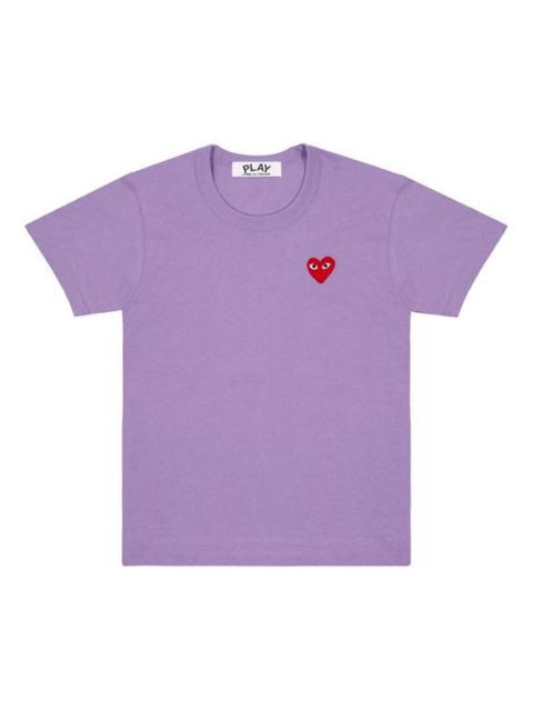 Comme des Garçons PLAY (WMNS) COMME des GARCONS PLAY Heart Logo Tee 'Purple Pink' AZ-T211-051-4