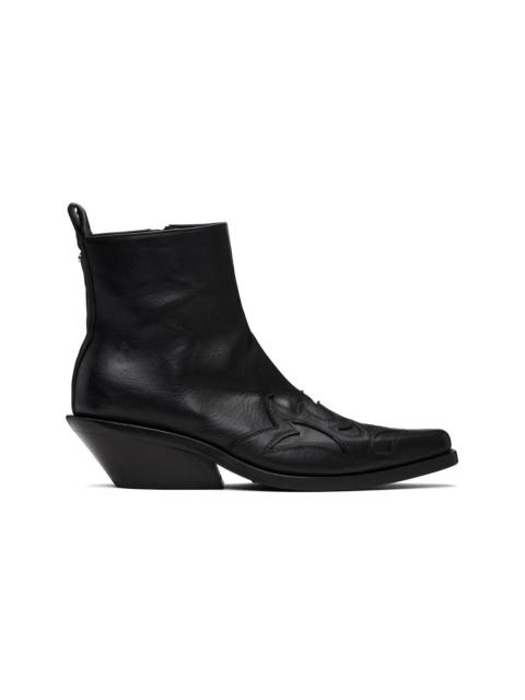 Ann Demeulemeester Black Heimo Ankle Boots