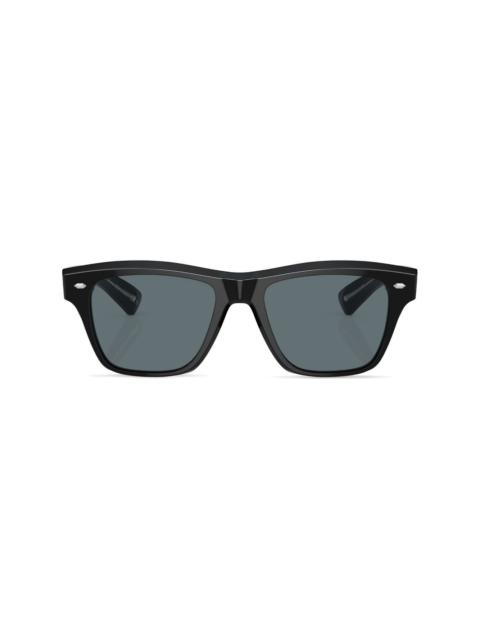 Sixties square-frame sunglasses