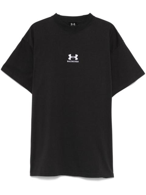 BALENCIAGA x Under Armour® logo-embroidered T-shirt