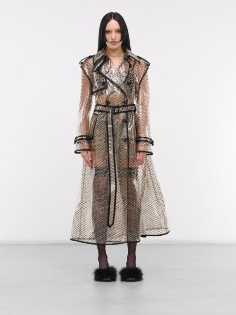 Dolce & Gabbana Hexagon Transparent Trench Coat