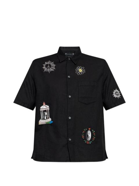 ALLSAINTS embroidered shirt