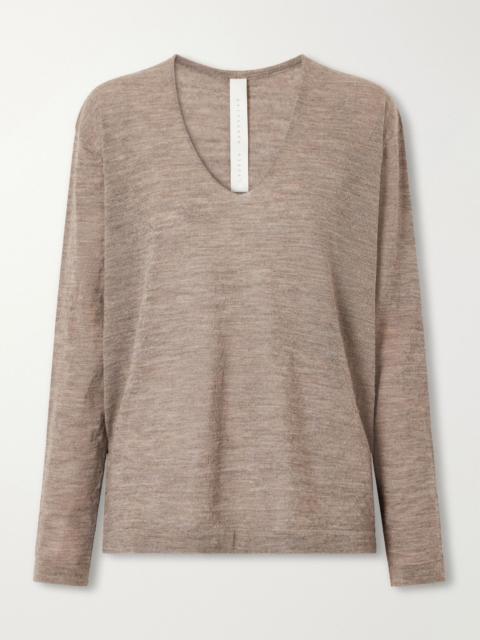 LAUREN MANOOGIAN Merino and alpaca wool-blend sweater Gray