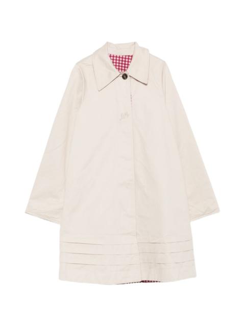 DAMSON MADDER. Mercedes bow-detail reversible trench coat