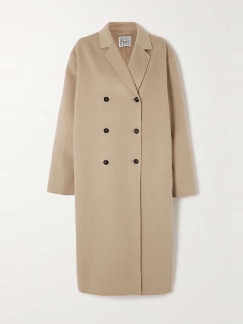 Signature double-breasted wool coat