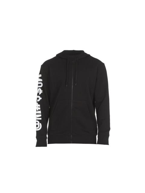 COUTURE COTTON ZIP-UP SWEATSHIRT