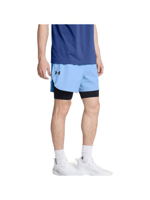 Under Armour Vanish Elite Woven 2-in-1 Shorts "Blue / Black" 1378604 465