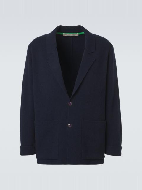 God’s True Cashmere Cashmere blazer with amethyst