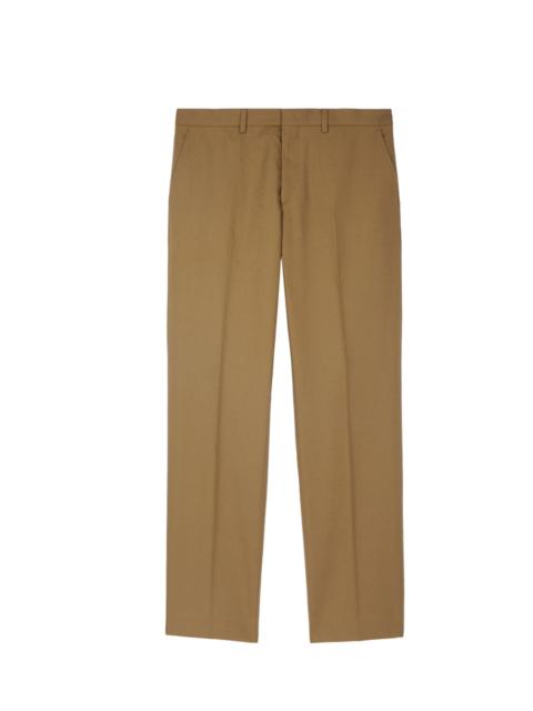 The Kooples COTTON LINEN SUIT PANTS BRONZE