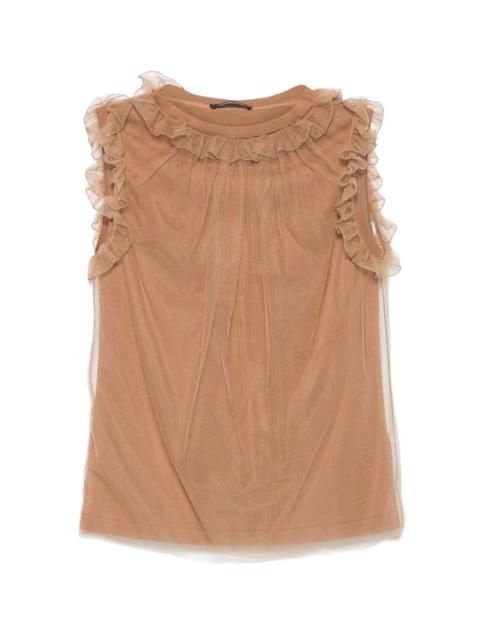 FABIANA FILIPPI ruffled T-shirt