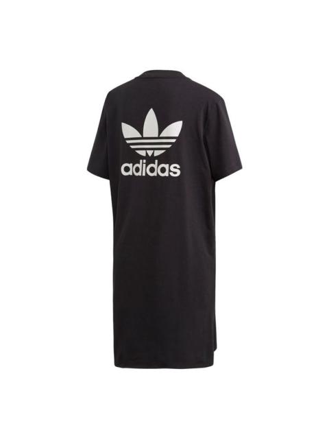 adidas (WMNS) adidas Trefoil Dress 'Black White' FM3276
