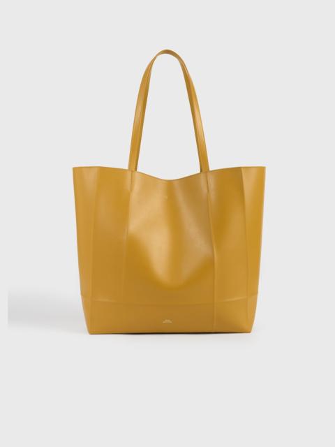 TOTEME Roam leather tote manuka