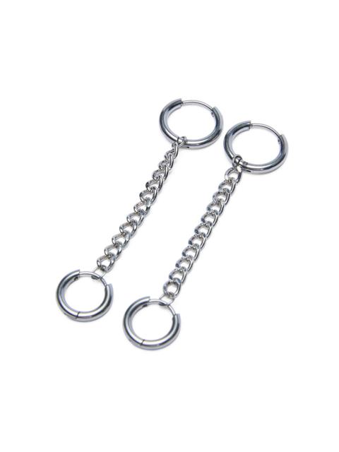 Ksubi SILVER CHAINLINK HUGGIES