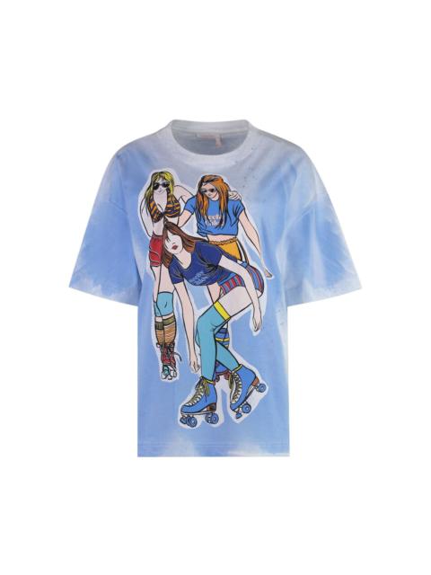 See by Chloé graphic-print oversized T-shirt