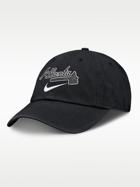 Nike Atlanta Braves Primetime Club Men's Nike MLB Unstructured Adjustable Hat