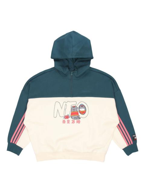 adidas (WMNS) adidas Neo X CNY WW Hoodies 'Green White' GP5753