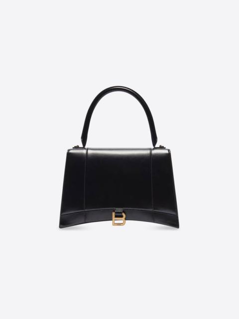 Women's Hourglass Medium Handbag Box in Black
