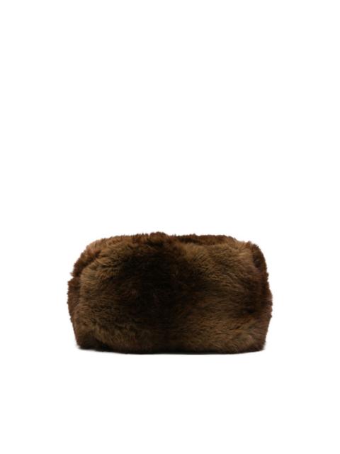 APPARIS Jumbo Mink Noor clutch bag