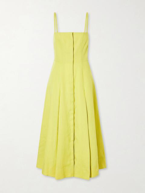 GABRIELA HEARST Magritte Linen Midi Dress