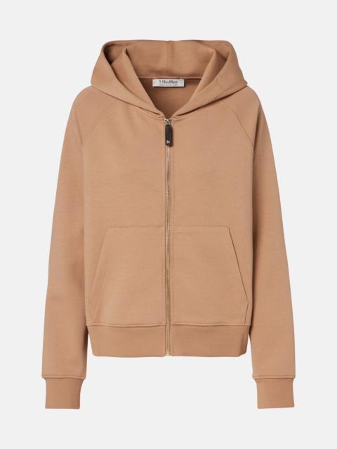 'S Max Mara Cotton-blend jersey hoodie