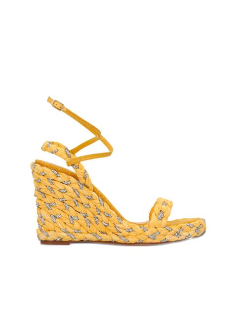 AQUAZZURA woven wedge sandals