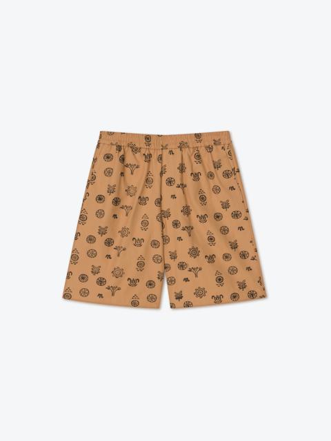 Nanushka REMKO - Printed cotton shorts - Motif block